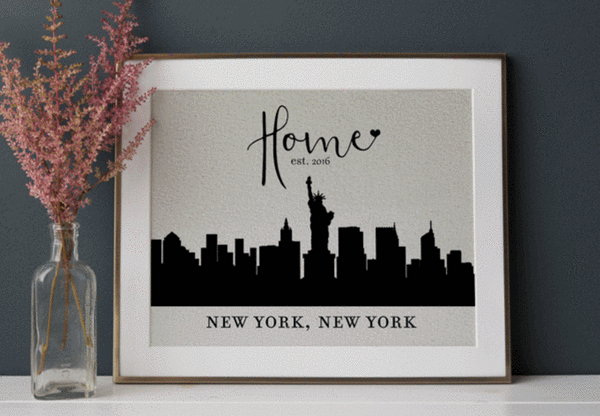 'Home' City Skyline