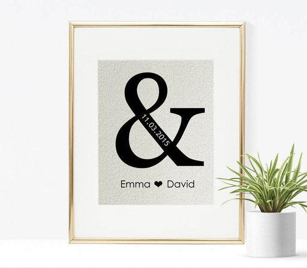 Personalized Giant Ampersand