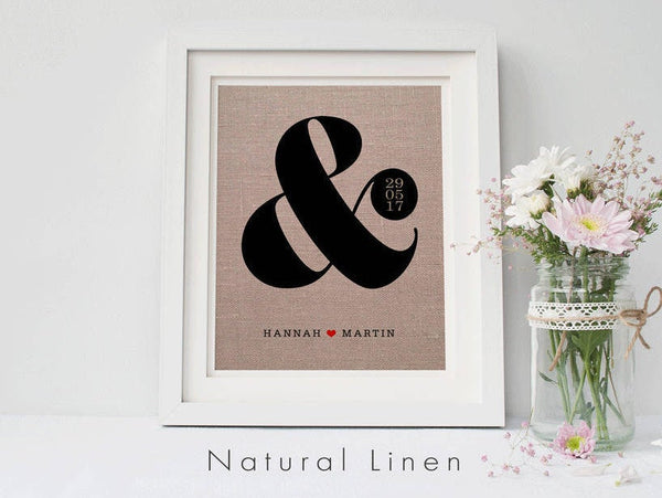 Personalised Giant Ampersand