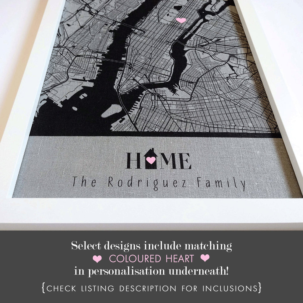 'Connecting Names' Line Map – Bee Happy Art